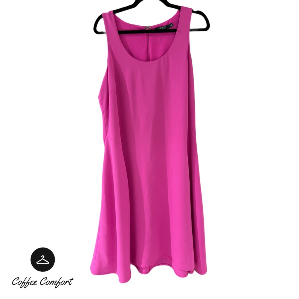 “Lauren” by Ralph Lauren Pink Cocktail Dress: 14
